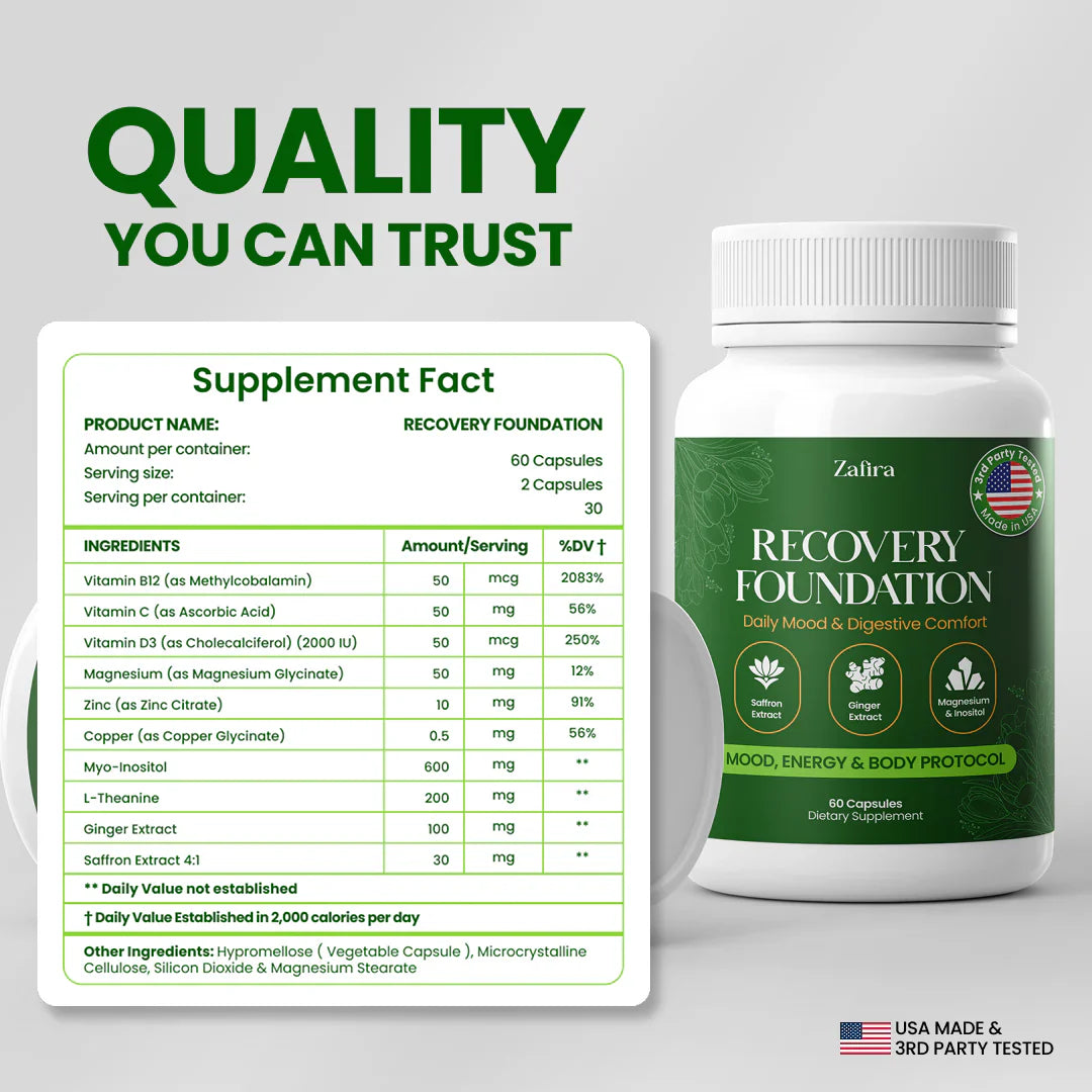 Zafira Recovery Foundation Capsules