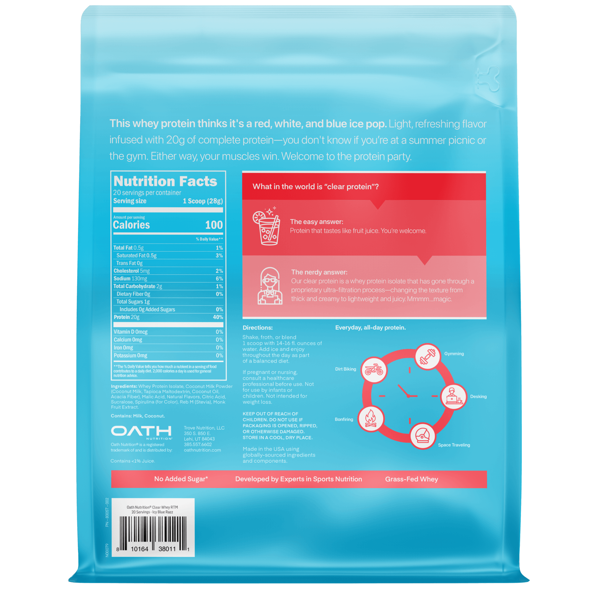 Oath Clear Protein Powder