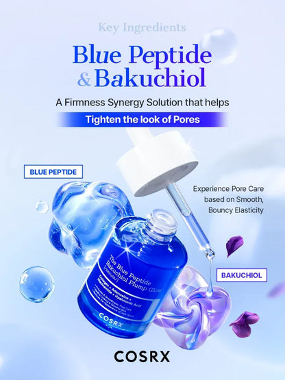New in COSRX The Blue Peptide Bakuchiol Plump Glow Serum